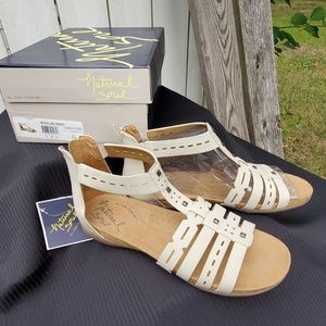 Natural soul gladiator sandals, Size 10--NWT